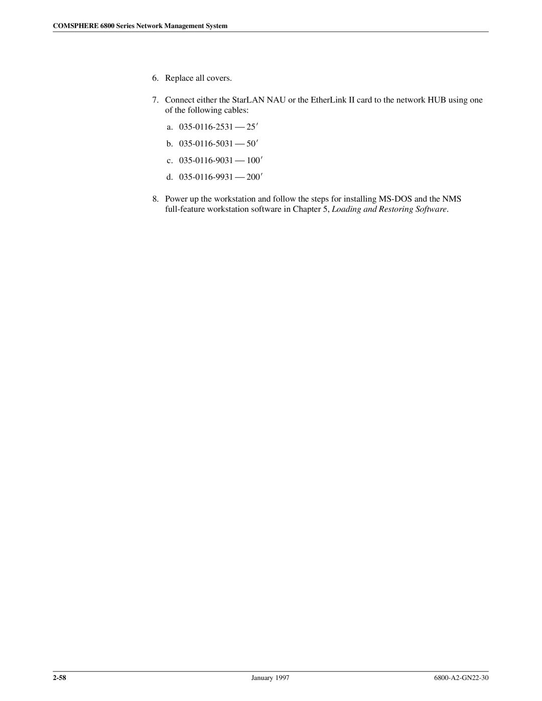 Paradyne manual Comsphere 6800 Series Network Management System 