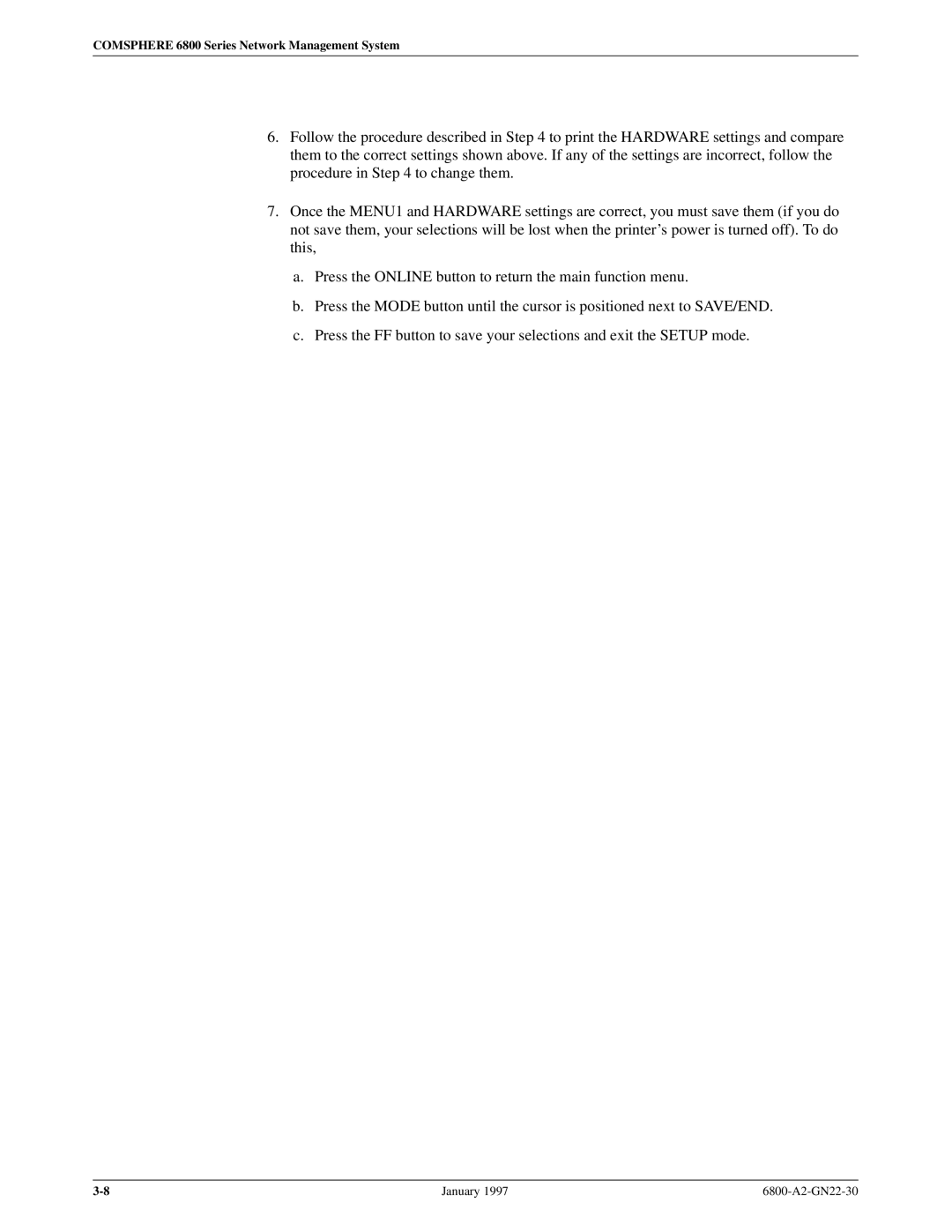 Paradyne manual Comsphere 6800 Series Network Management System 