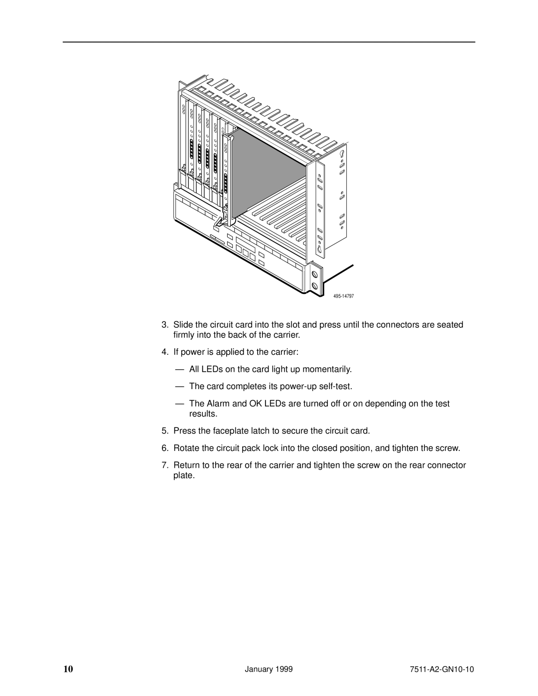 Paradyne 7511 technical manual 495-14797 