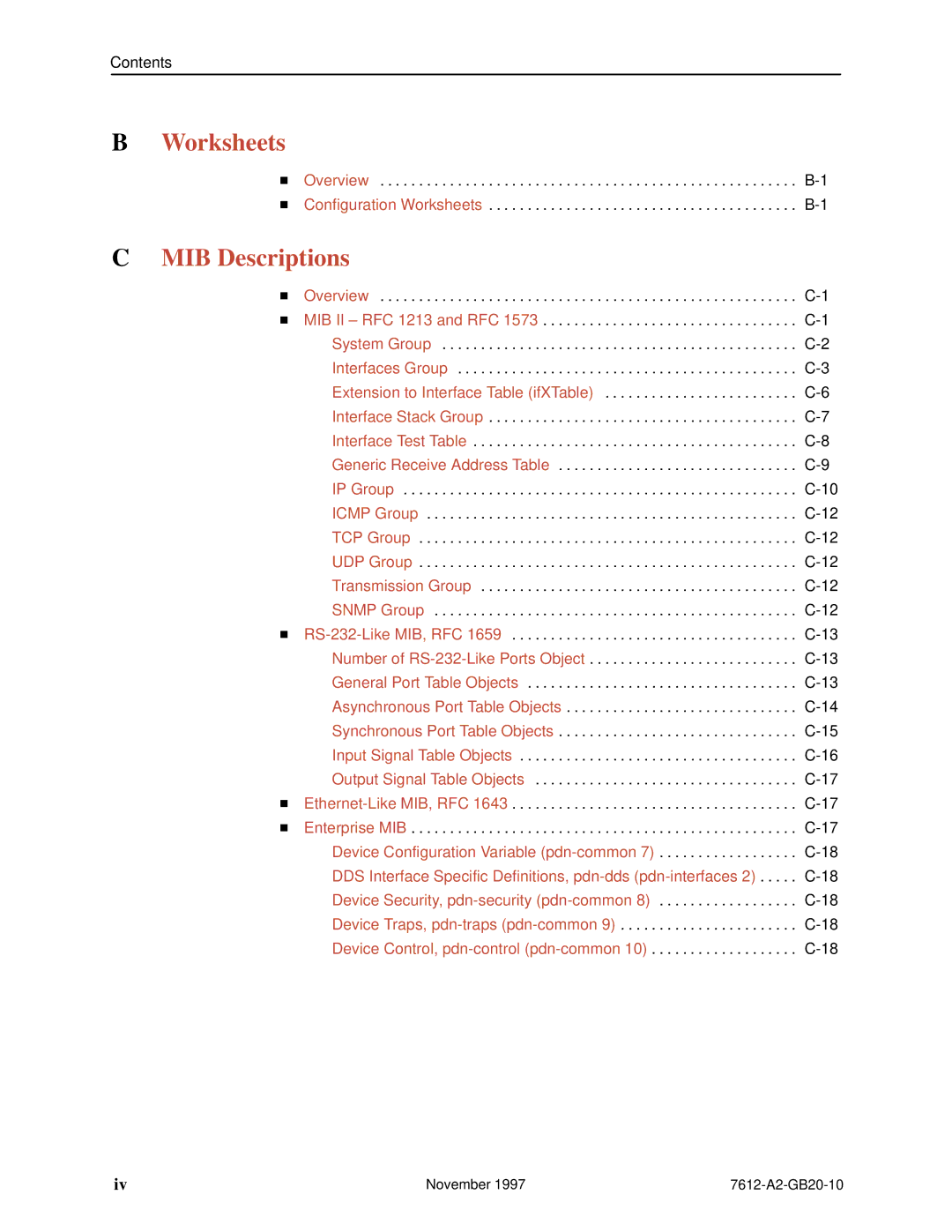 Paradyne 7612 SNMP DSU manual Worksheets 