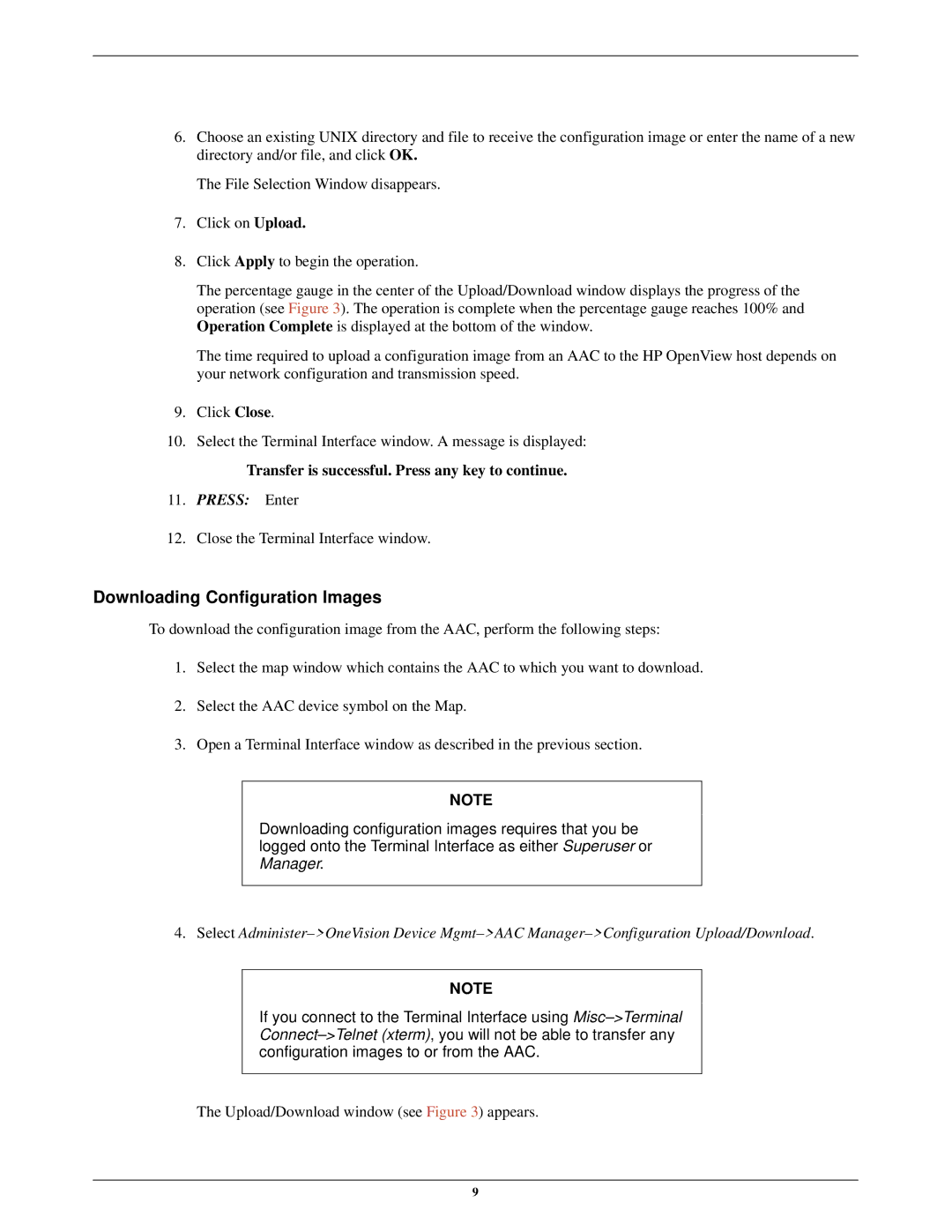 Paradyne 7800-D1-999 manual Downloading Configuration Images 