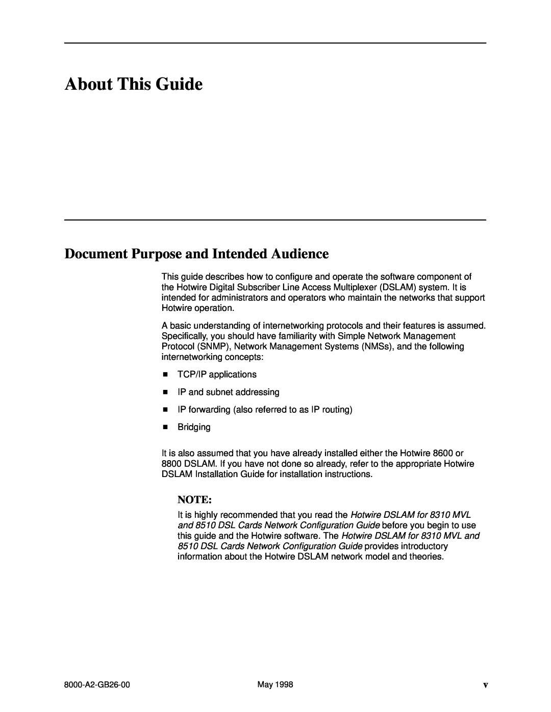 Paradyne 8510 DSL, 8310 MVL manual About This Guide, Document Purpose and Intended Audience 