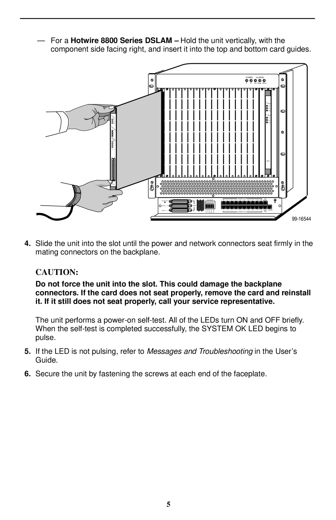 Paradyne 8785 installation instructions 99-16544 