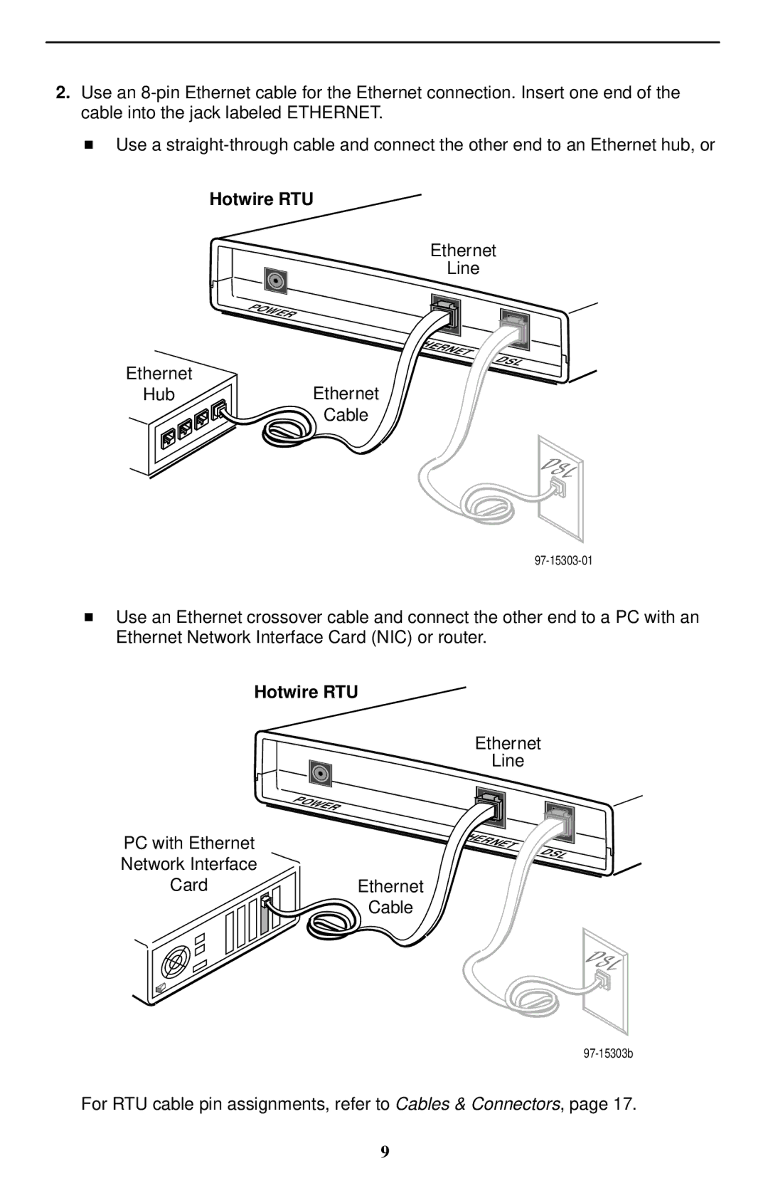 Paradyne Hotwire 5446 installation instructions Ethernet Line 