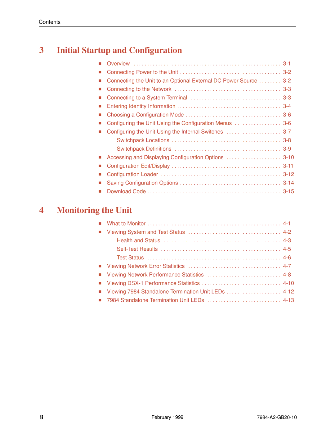 Paradyne Hotwire 7984 manual Initial Startup and Configuration 