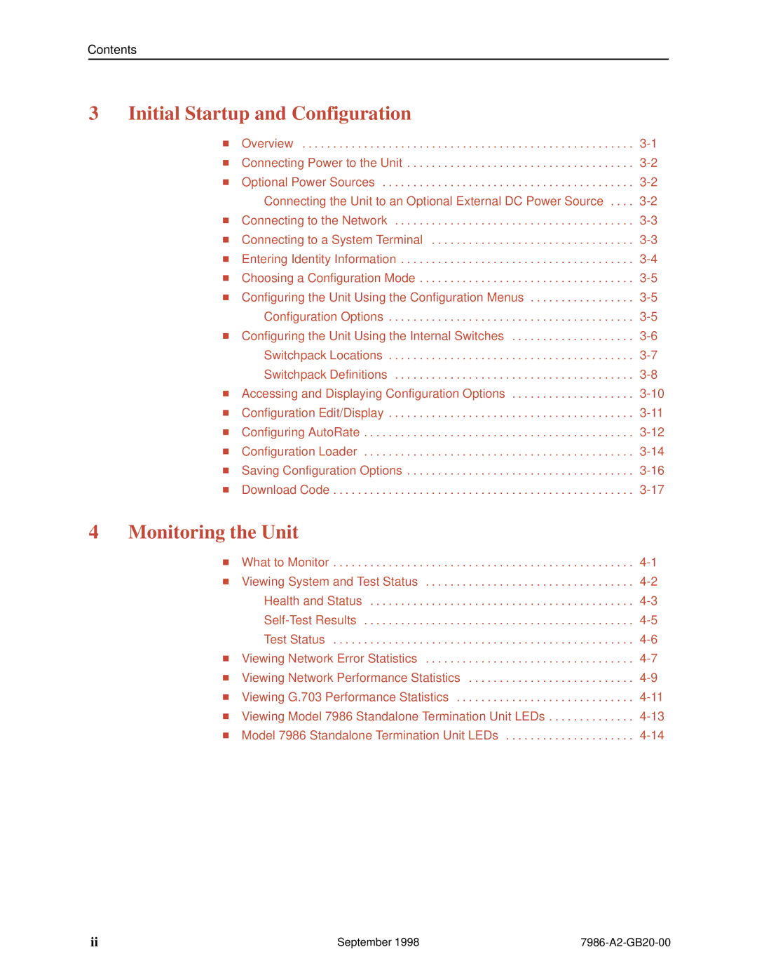 Paradyne HOTWIRE 7986 manual Initial Startup and Configuration 