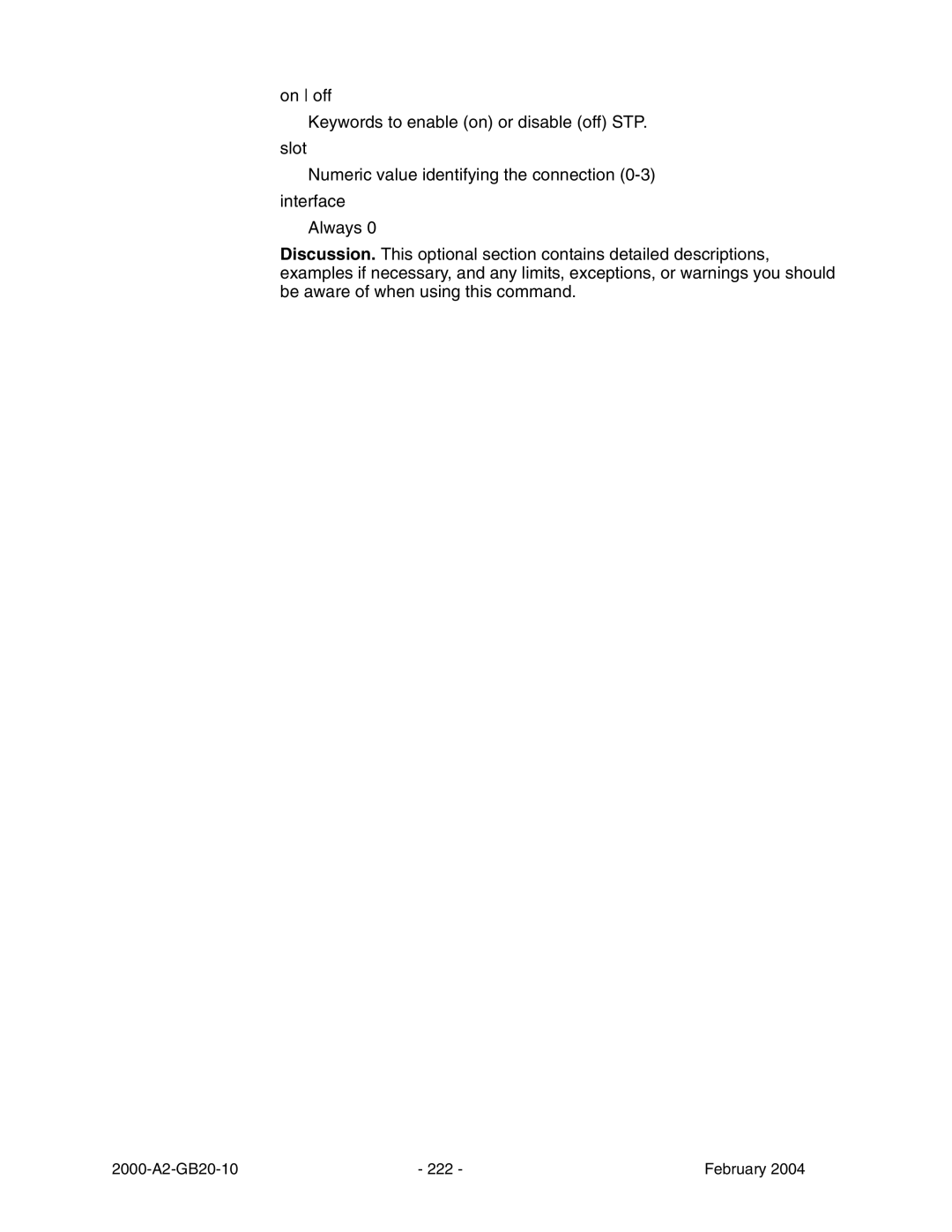 Paradyne JetFusion Integrated Access Device manual 2000-A2-GB20-10 222 February 