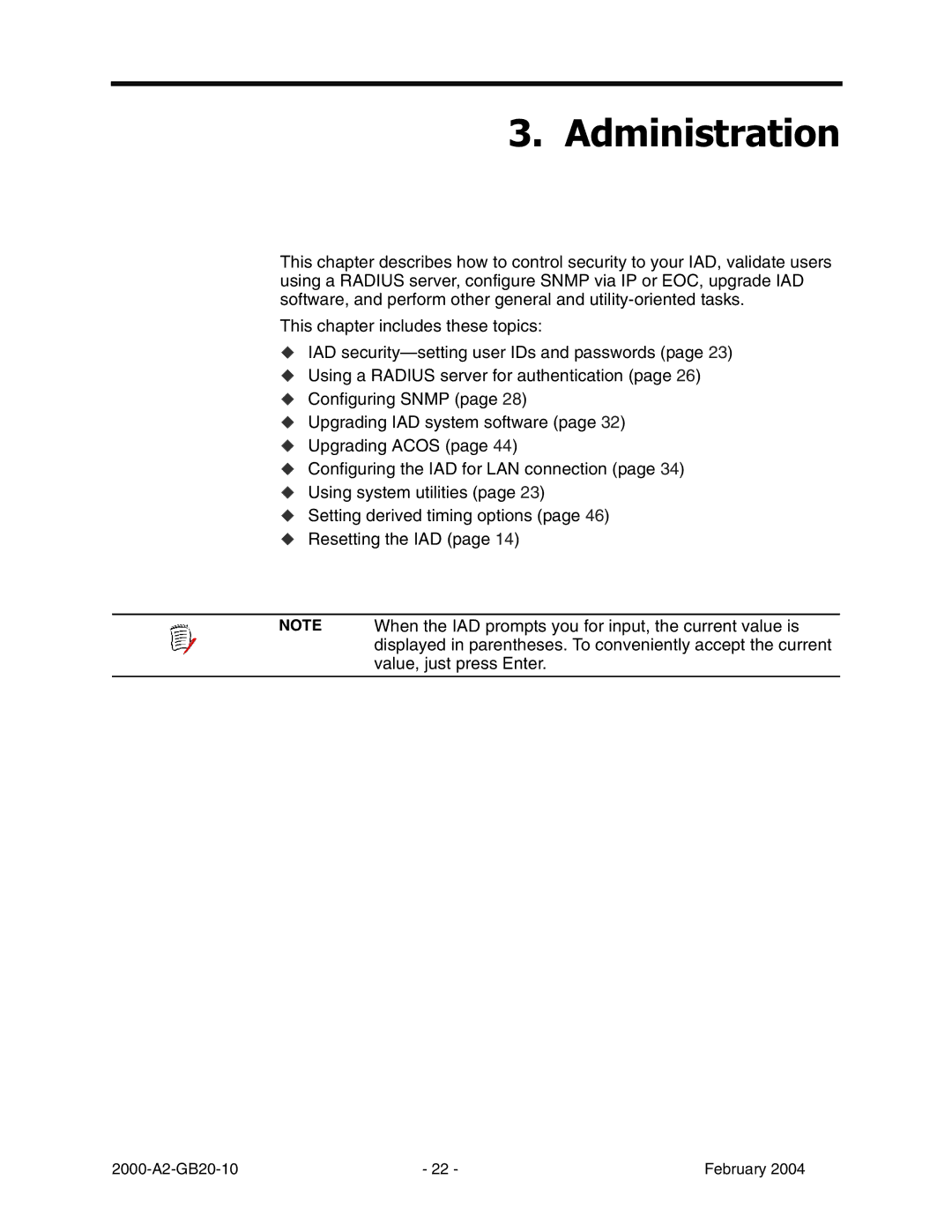 Paradyne JetFusion Integrated Access Device manual $Gplqlvwudwlrq 