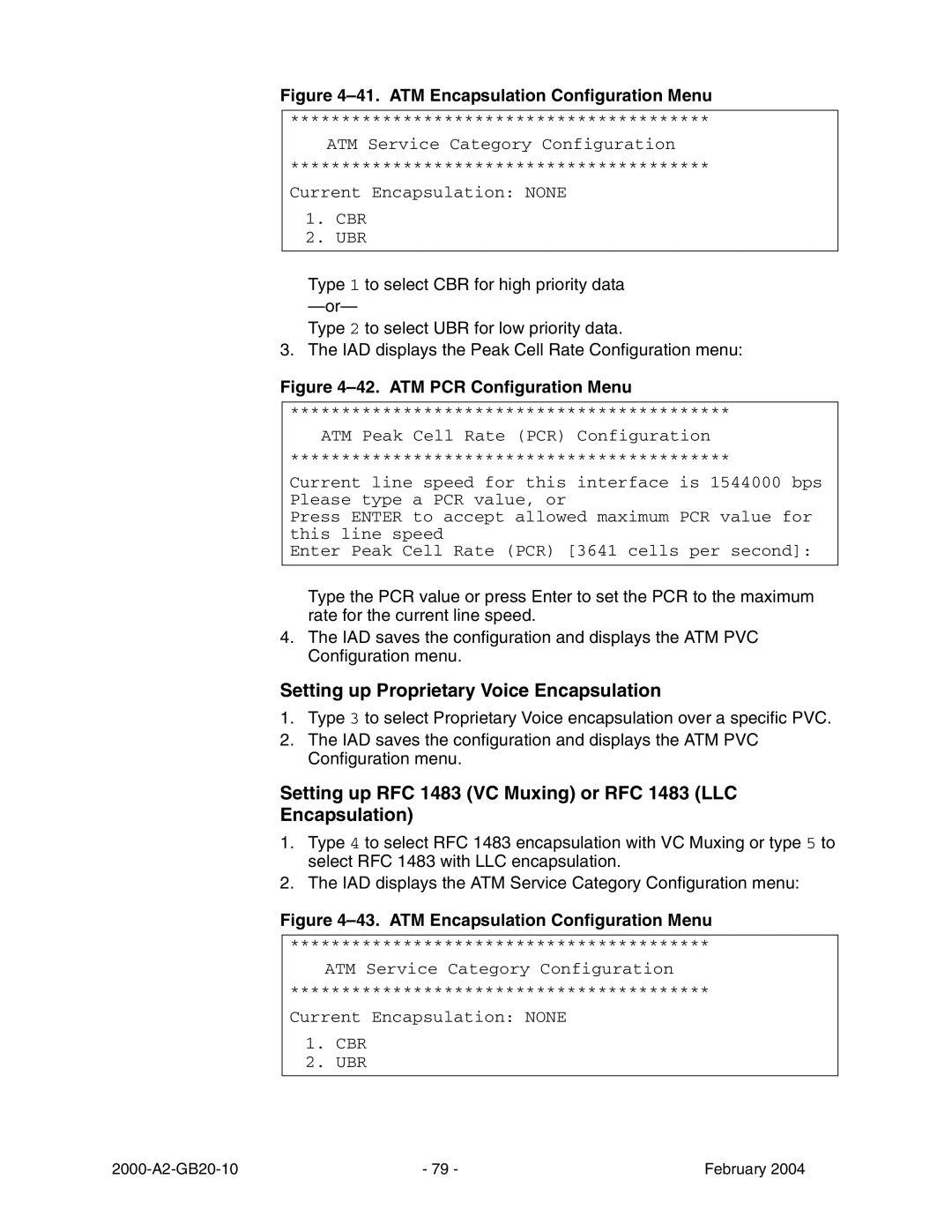 Paradyne JetFusion Integrated Access Device manual Setting up Proprietary Voice Encapsulation 