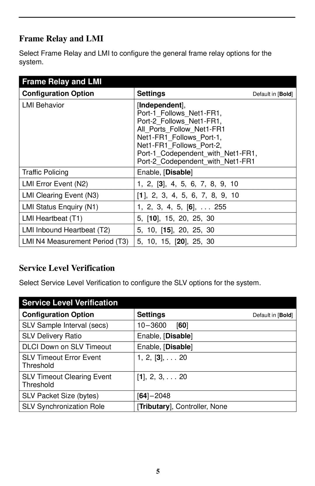 Paradyne Paradyne FrameSaver, SLV 9128 technical manual Frame Relay and LMI, Service Level Verification 