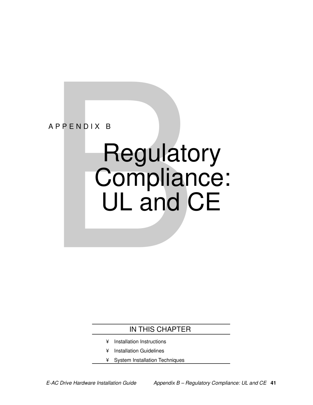 Parker Hannifin 88-020292-01 A manual Regulatory Compliance UL and CE 