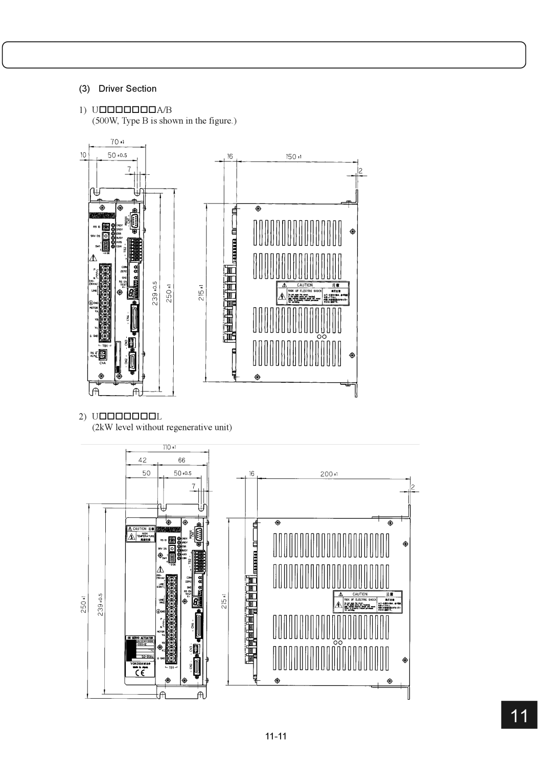 Parker Hannifin G2 manual Driver Section, 11-11 