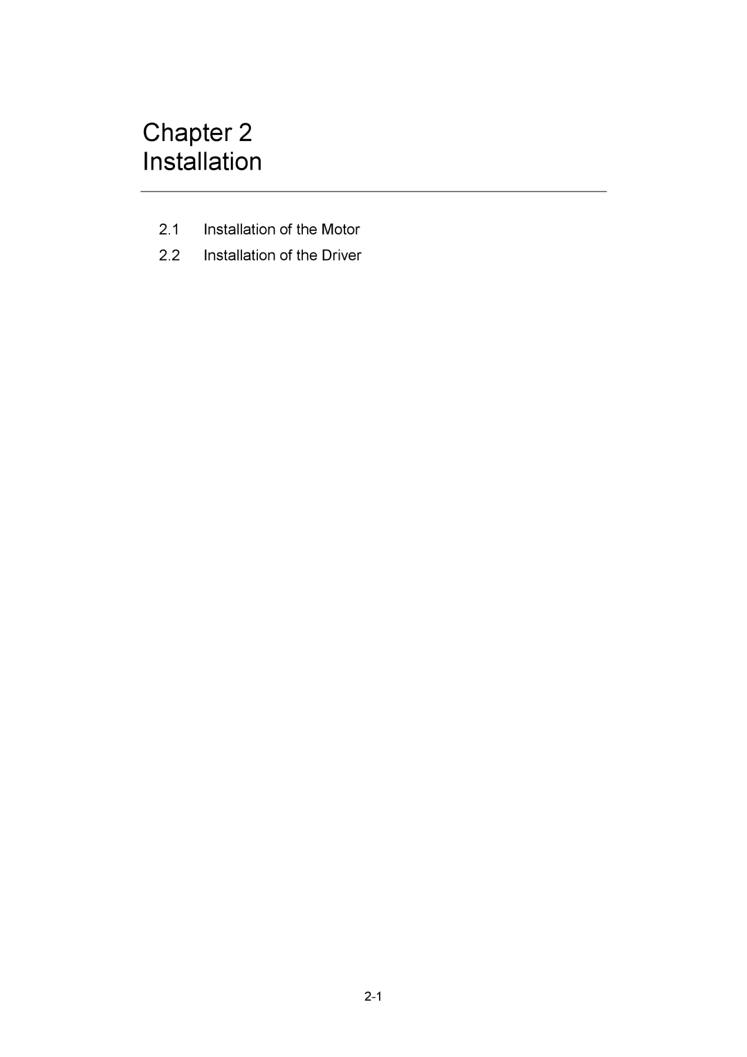 Parker Hannifin G2 manual Chapter Installation 