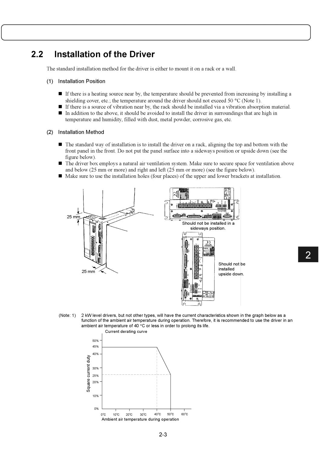 Parker Hannifin G2 manual Installation of the Driver, Installation Method 