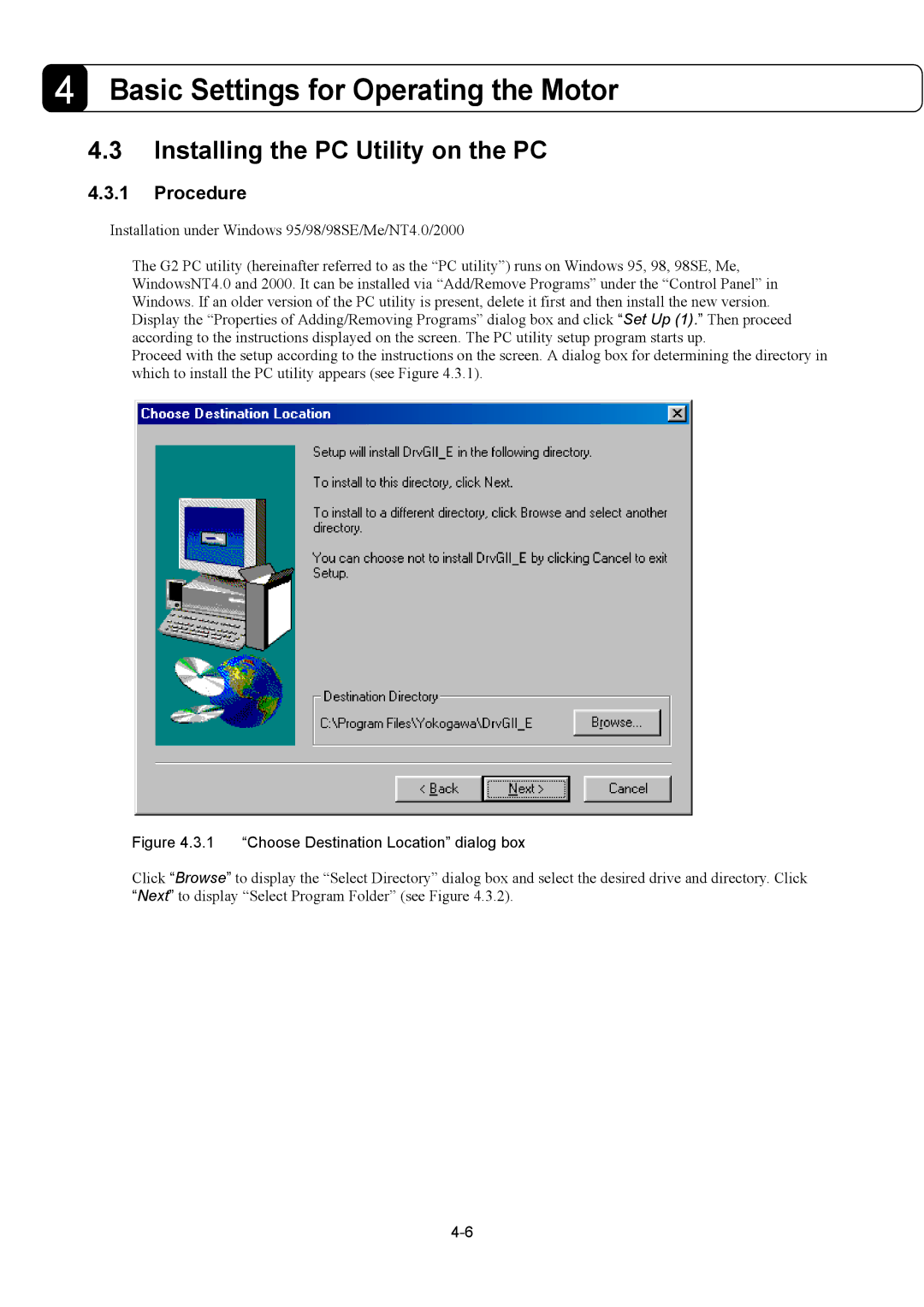 Parker Hannifin G2 manual Installing the PC Utility on the PC, Procedure 