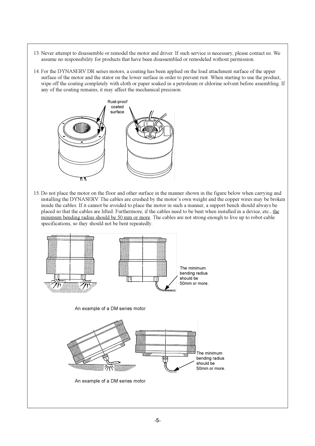 Parker Hannifin G2 manual An example of a DM series motor 