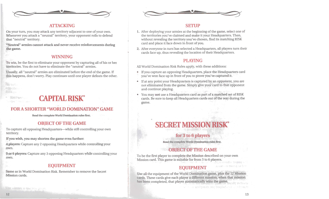 Parker Hannifin Games manual Secretmission R I ~ 