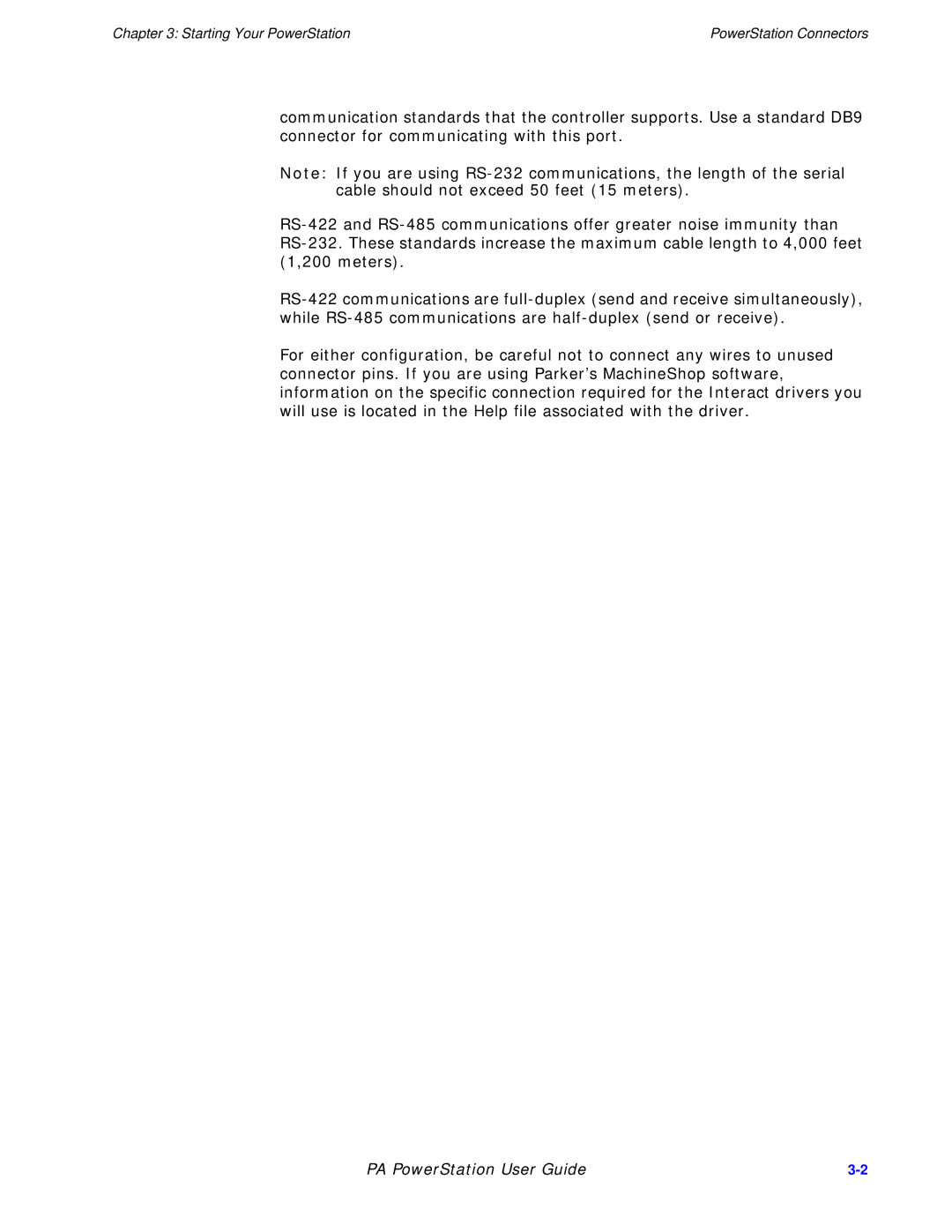 Parker Hannifin PA Series manual Starting Your PowerStation 