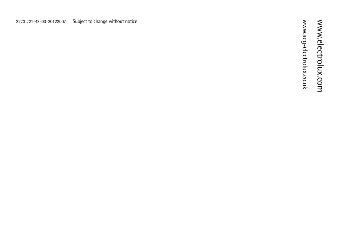 Parkinson Cowan SANTO K 9, SANTO K 18, SANTO K 40-5i user manual 2223 221-43-00-20122007Subject to change without notice 