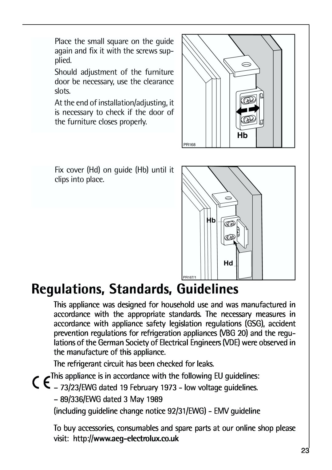 Parkinson Cowan SANTO K 40-5i, SANTO K 9, SANTO K 18 user manual Regulations, Standards, Guidelines 