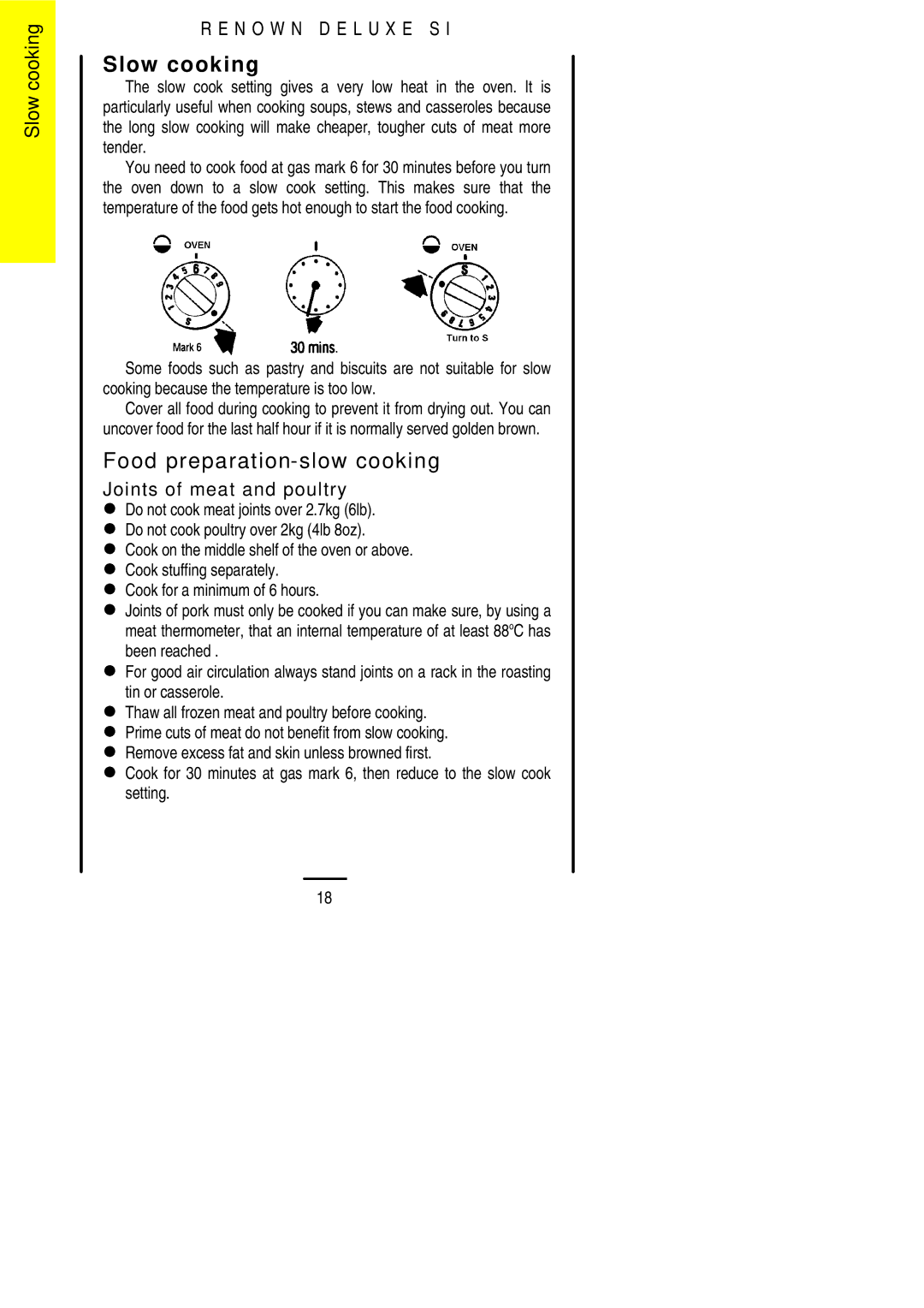 Parkinson Cowan SLIPIN installation instructions Slow cooking, Food preparation-slow cooking 