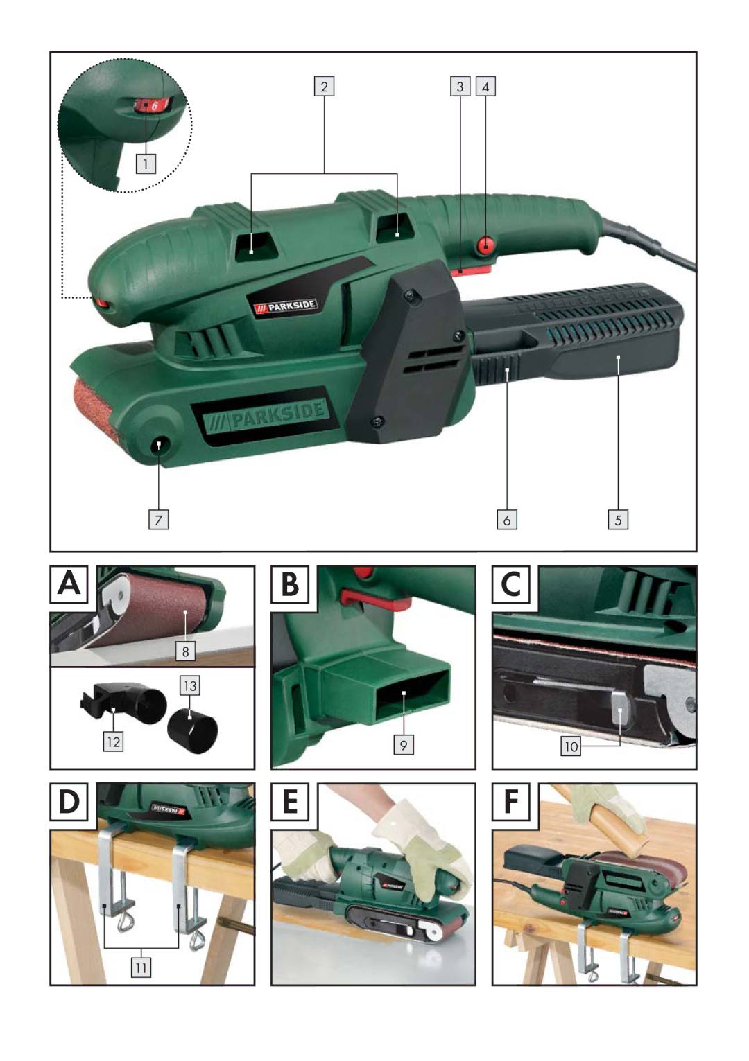 Parkside PBS 600 A1 manual 