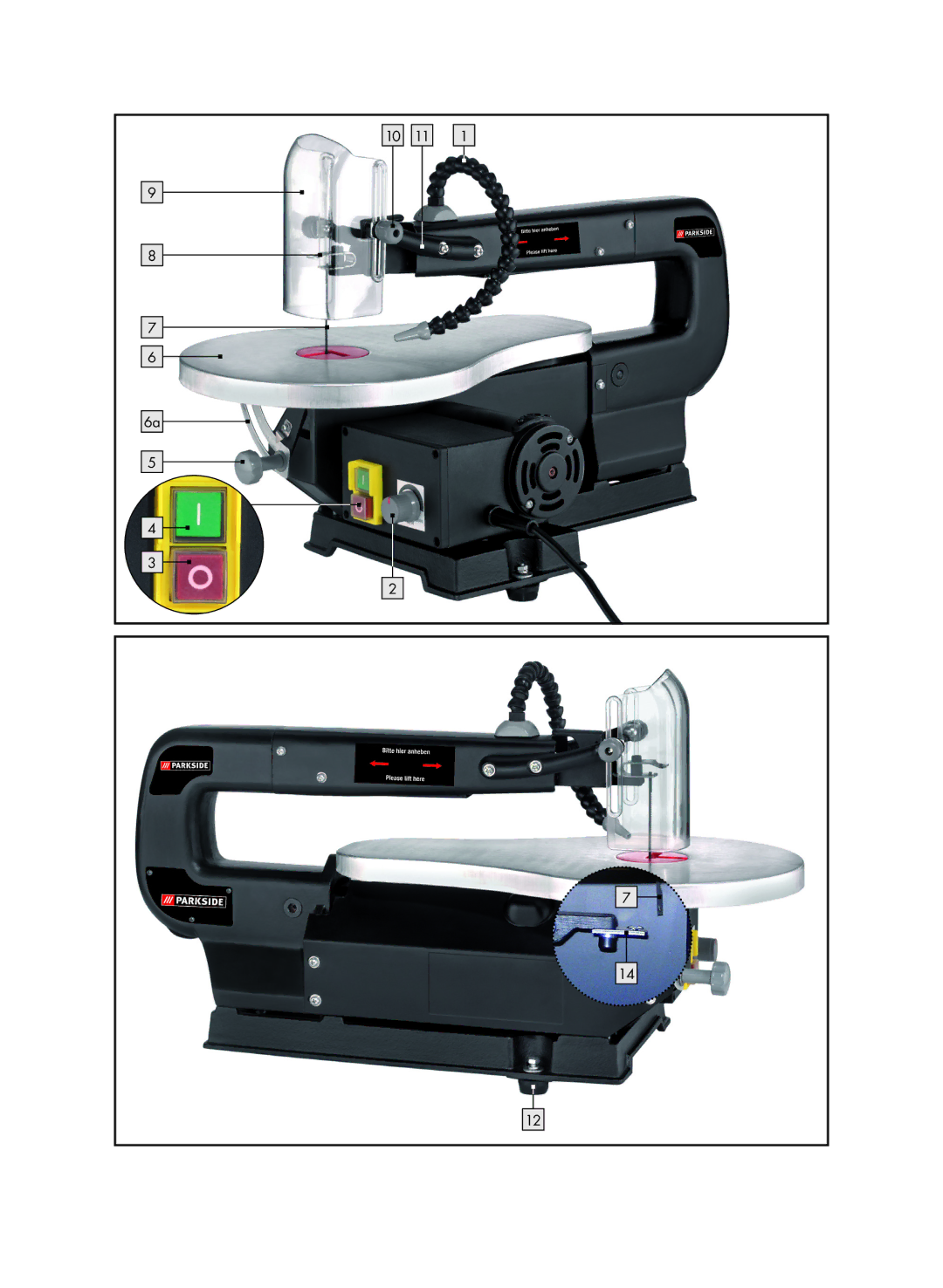 Parkside PDKS 120 manual 