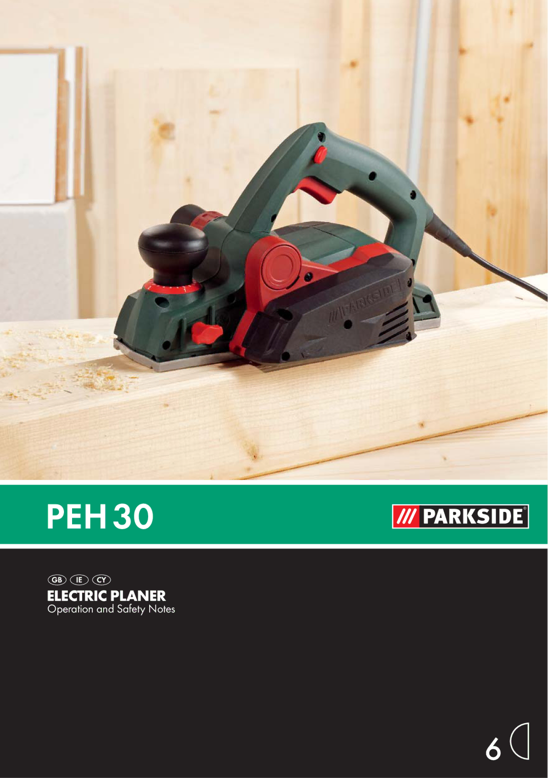 Parkside PEH30 manual Peh 