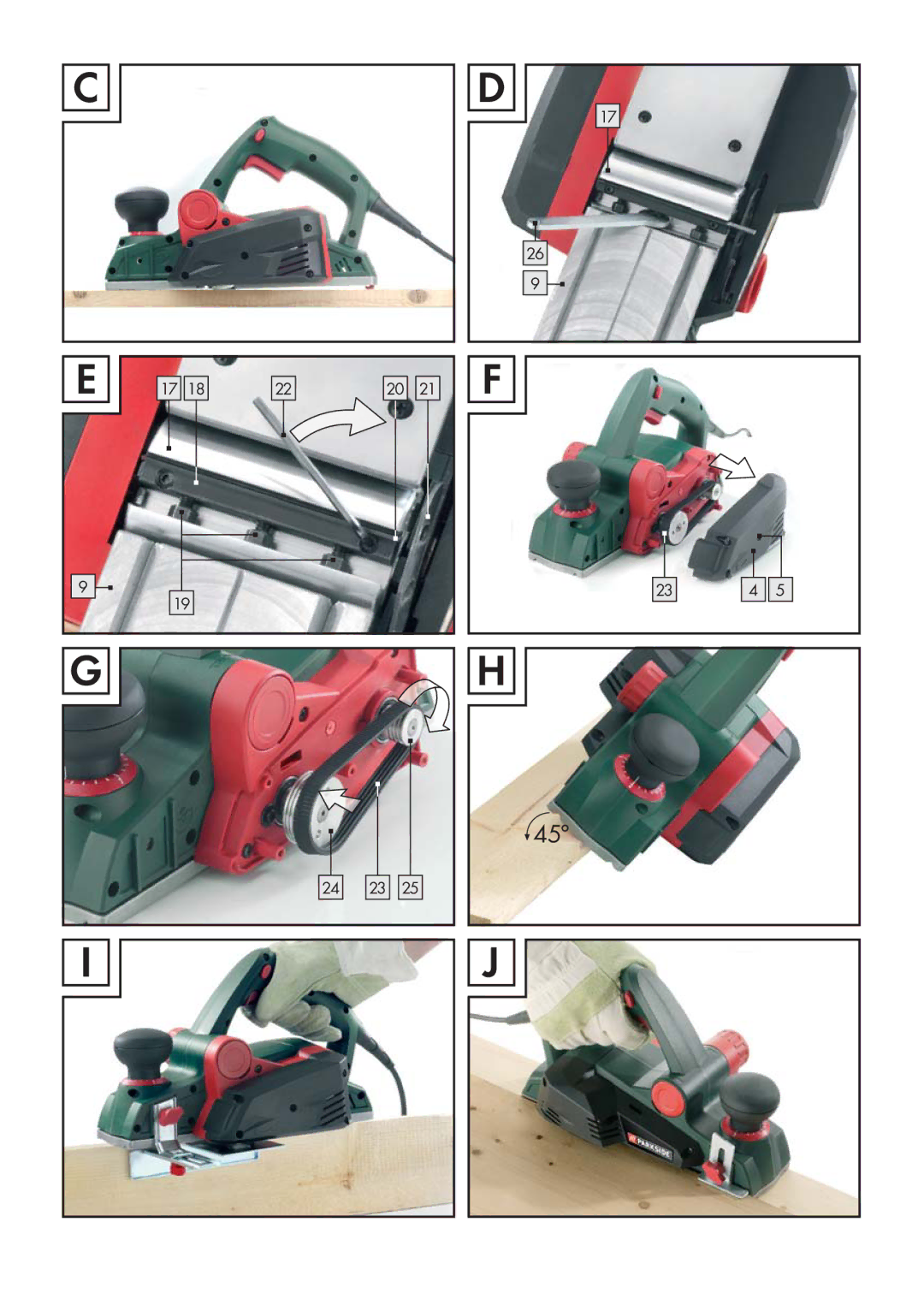 Parkside PEH30 manual 