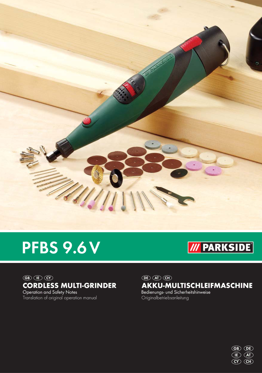 Parkside PFBS 9.6V manual Pfbs 9.6 