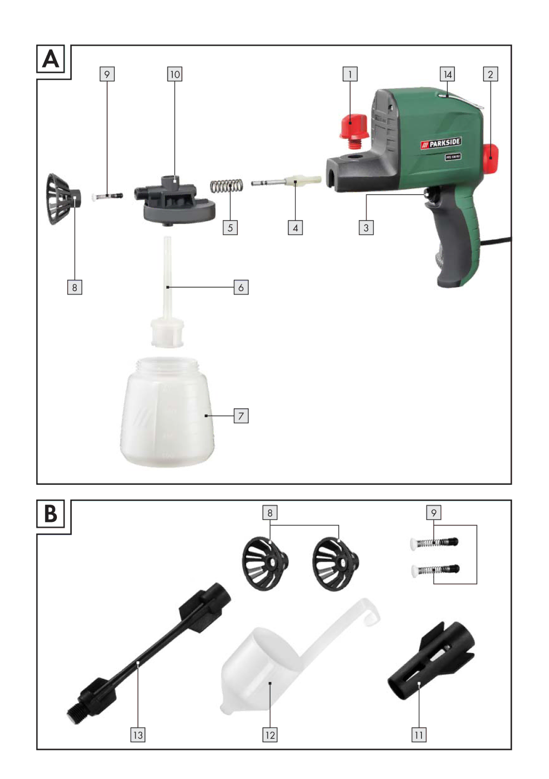 Parkside PFS 100 B2 manual 