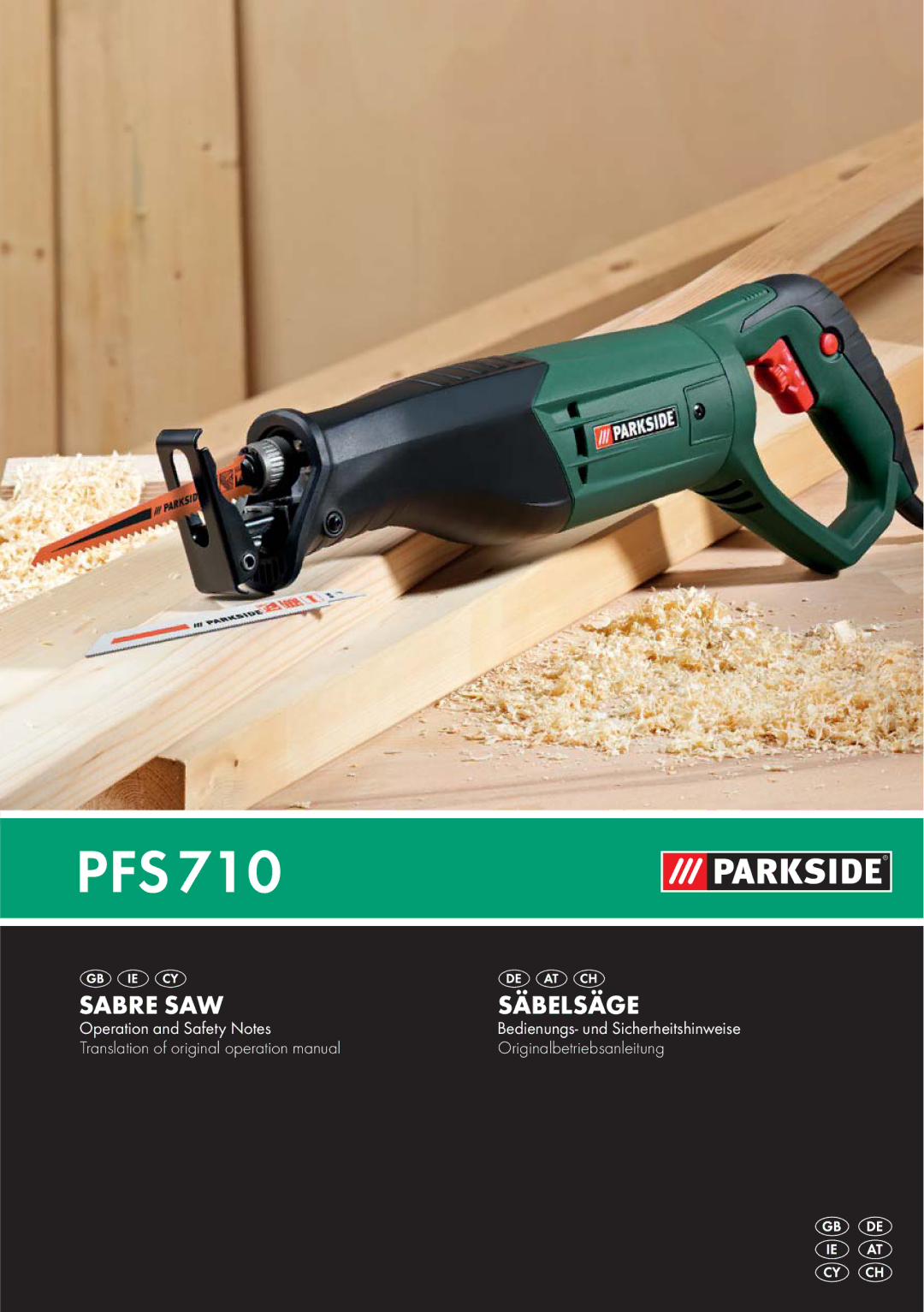 Parkside PFS710 manual Pfs 