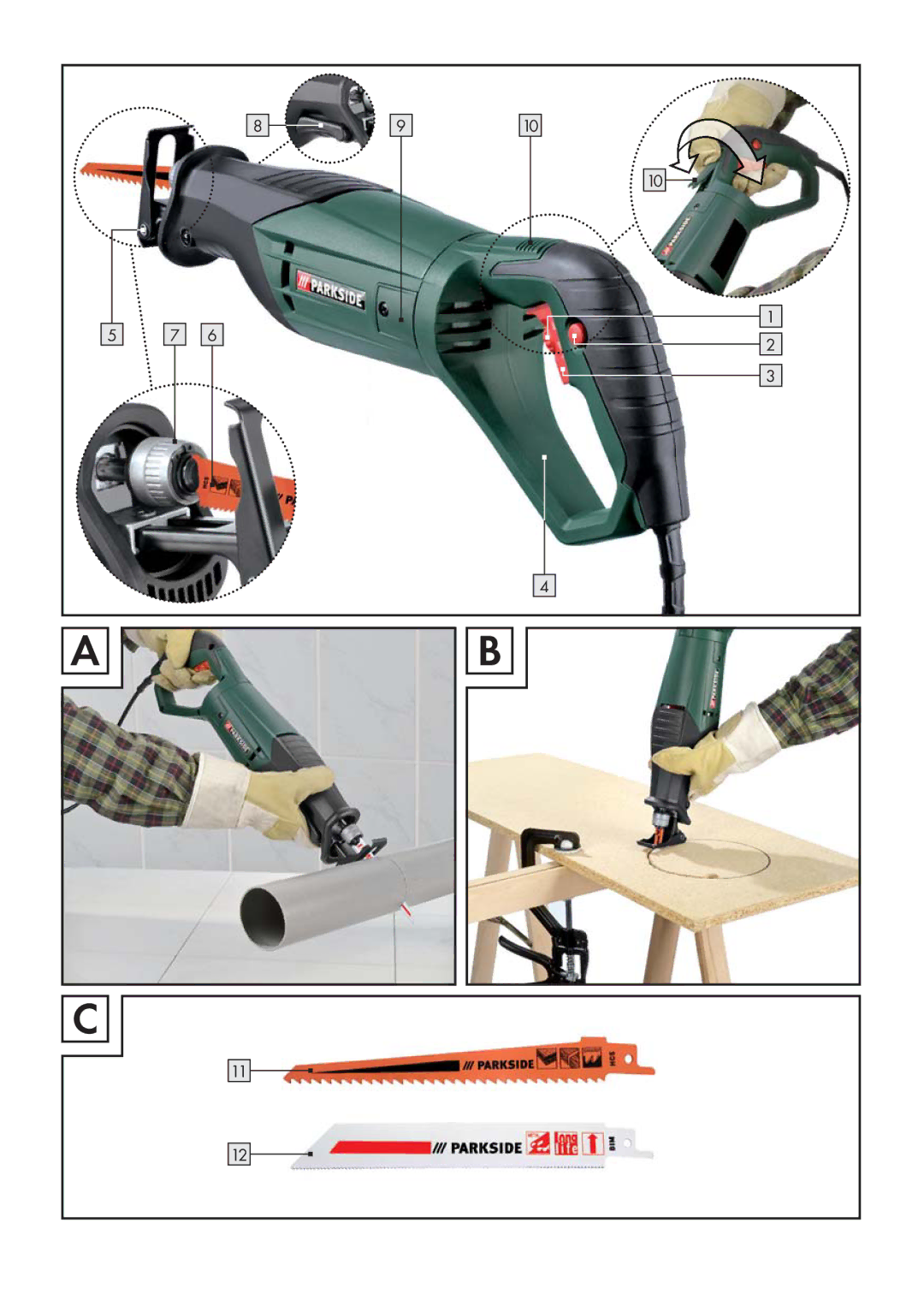 Parkside PFS710 manual 