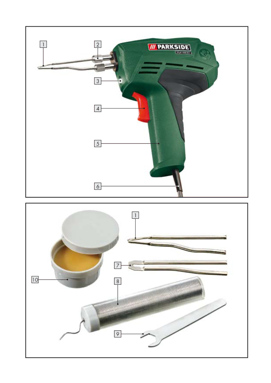 Parkside PLP 100 A1 manual 