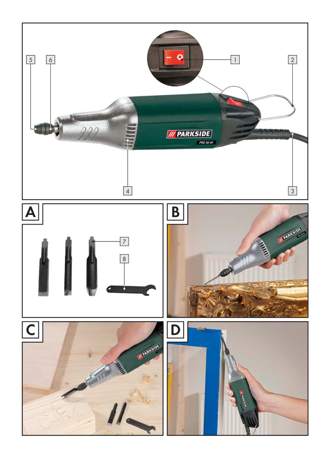 Parkside PSG 50 A1 manual 