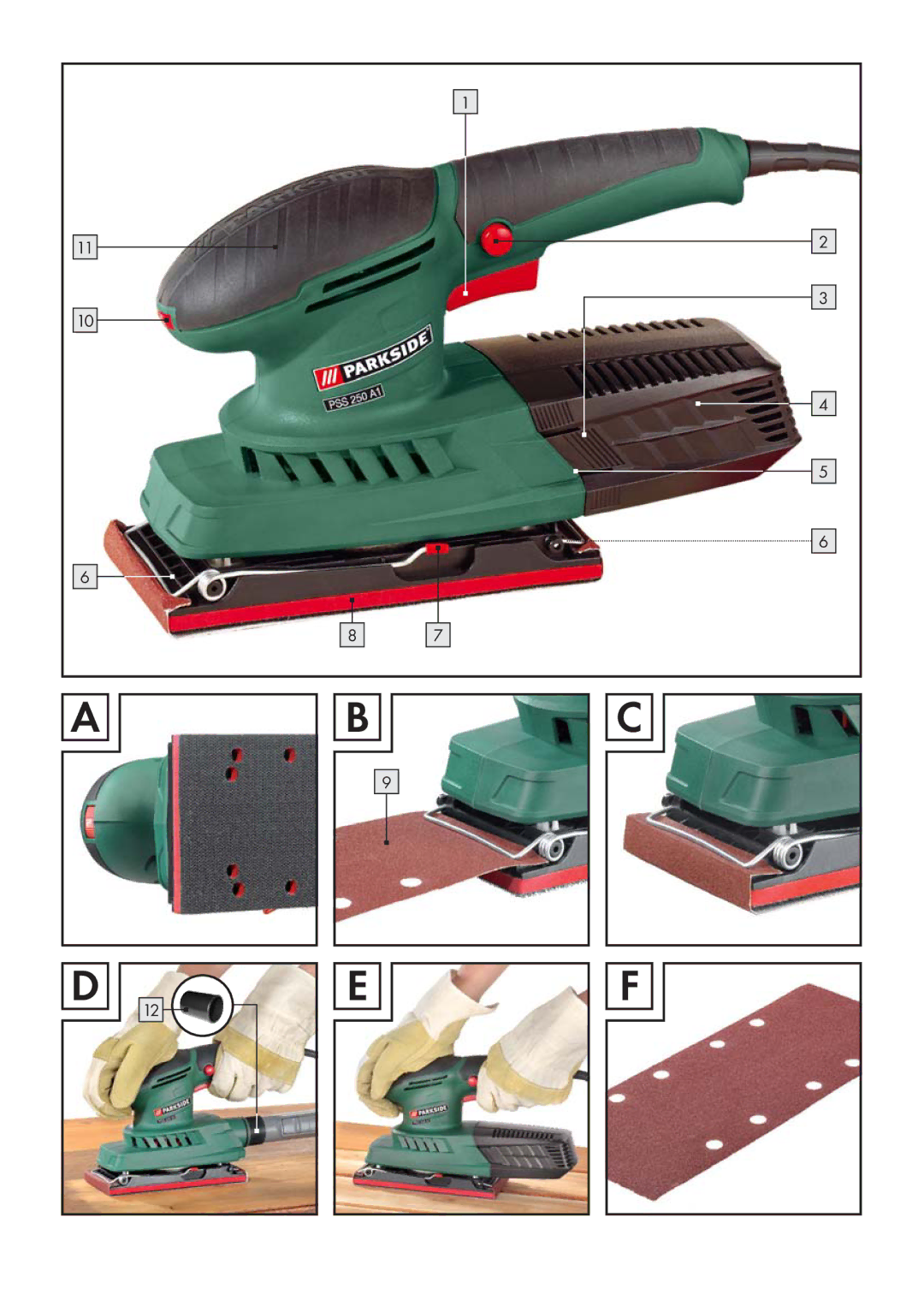 Parkside PSS 250 A1 manual 