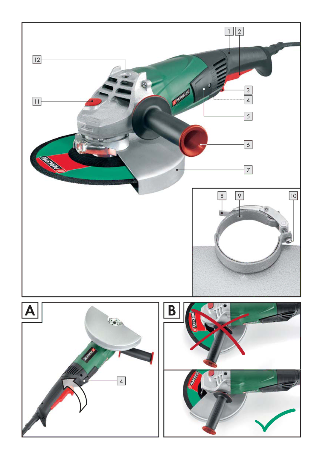 Parkside PWS 230 SE manual 