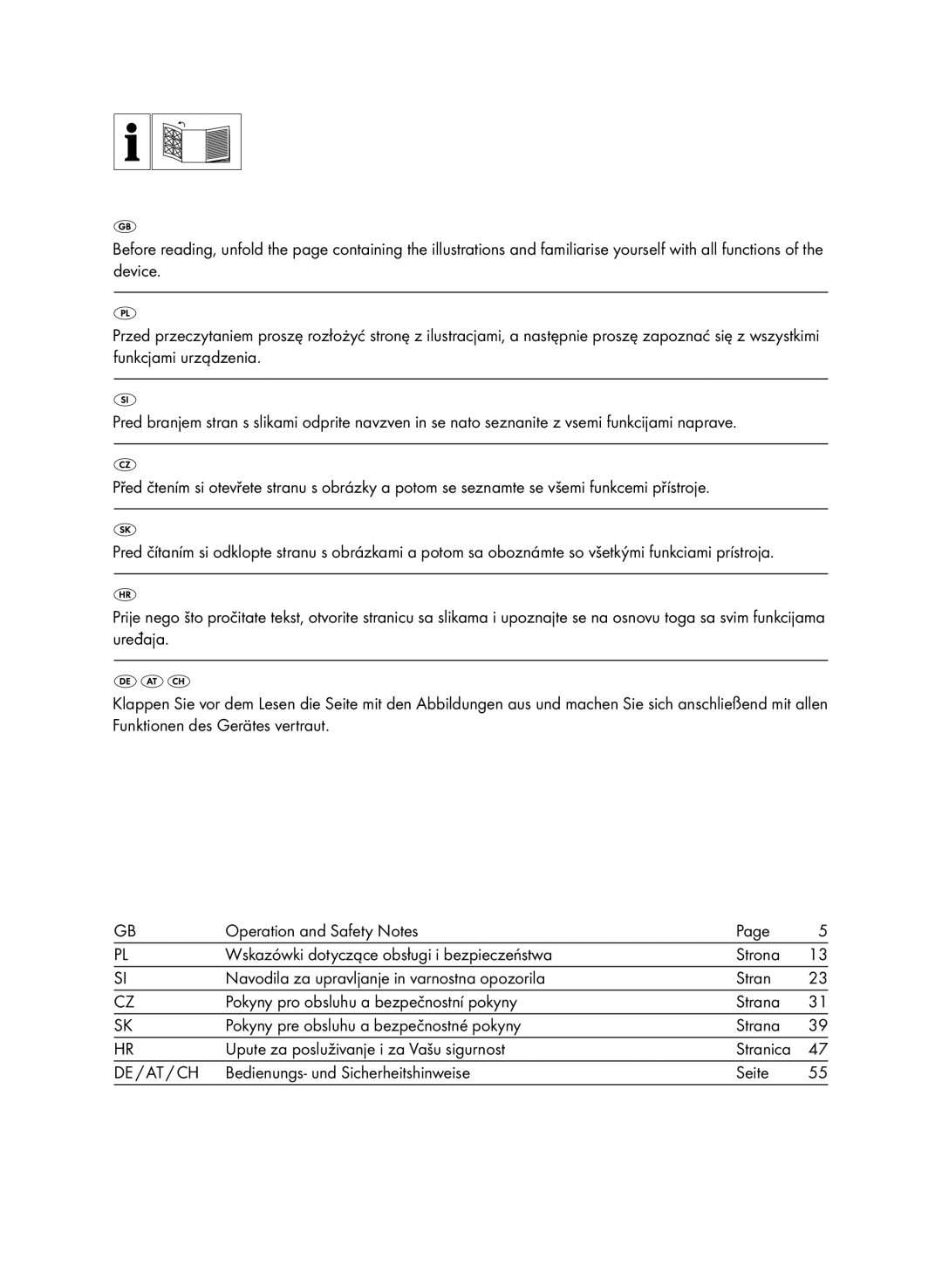 Parkside X3, 6-LIA manual DE / AT / CH Bedienungs- und Sicherheitshinweise Seite 