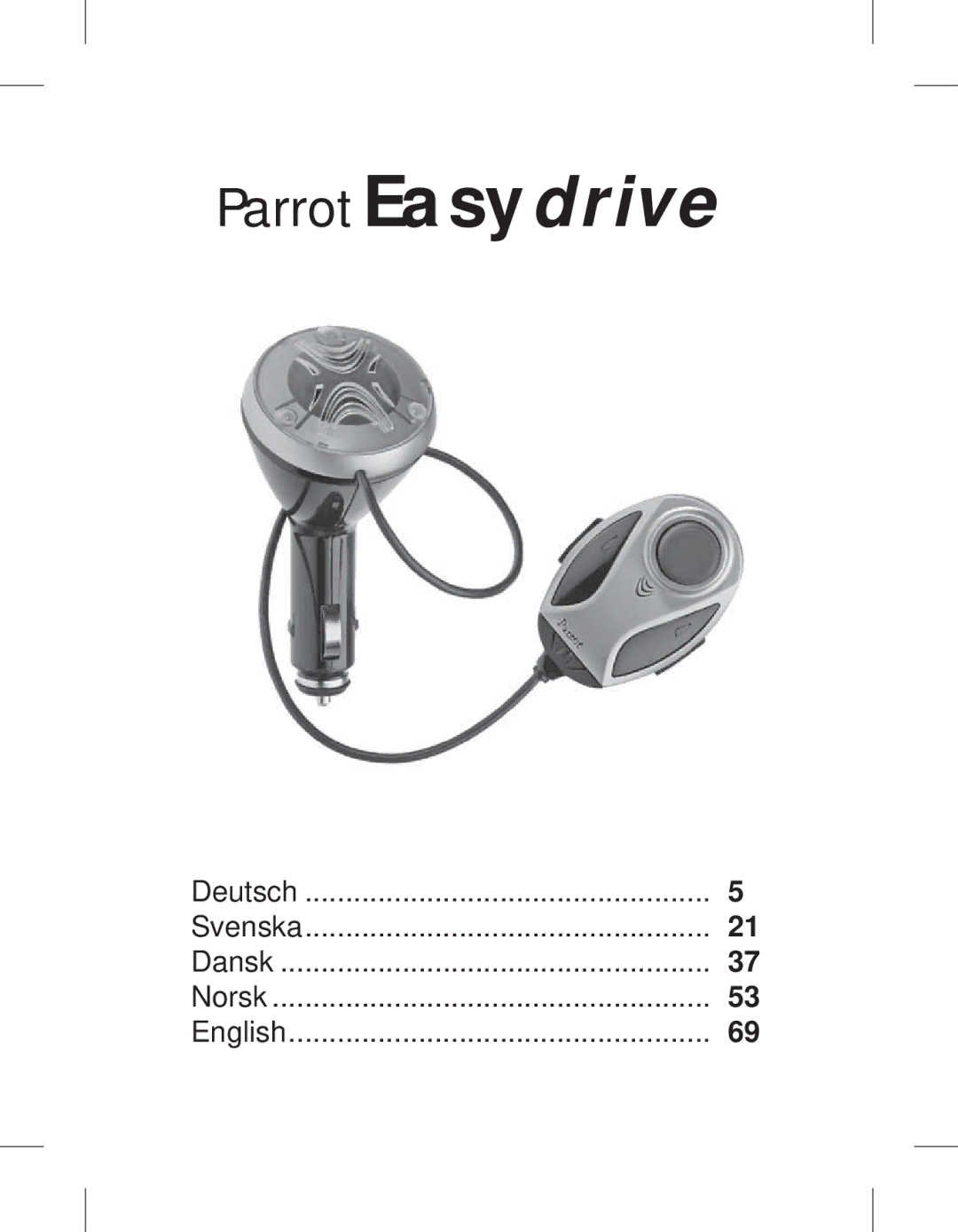 Parrot EASYDRIVE manual Parrot Easydrive 