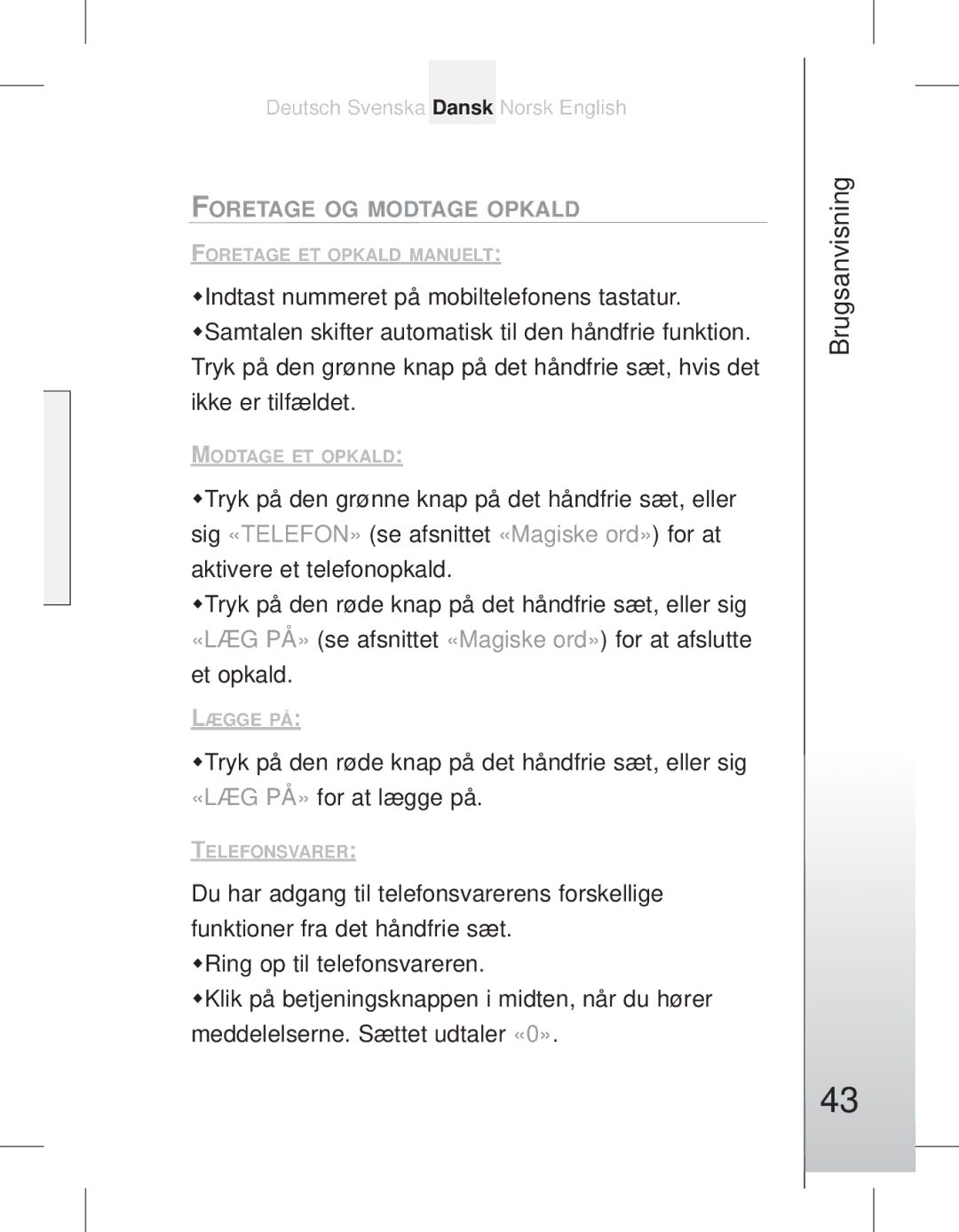 Parrot EASYDRIVE manual 4312 