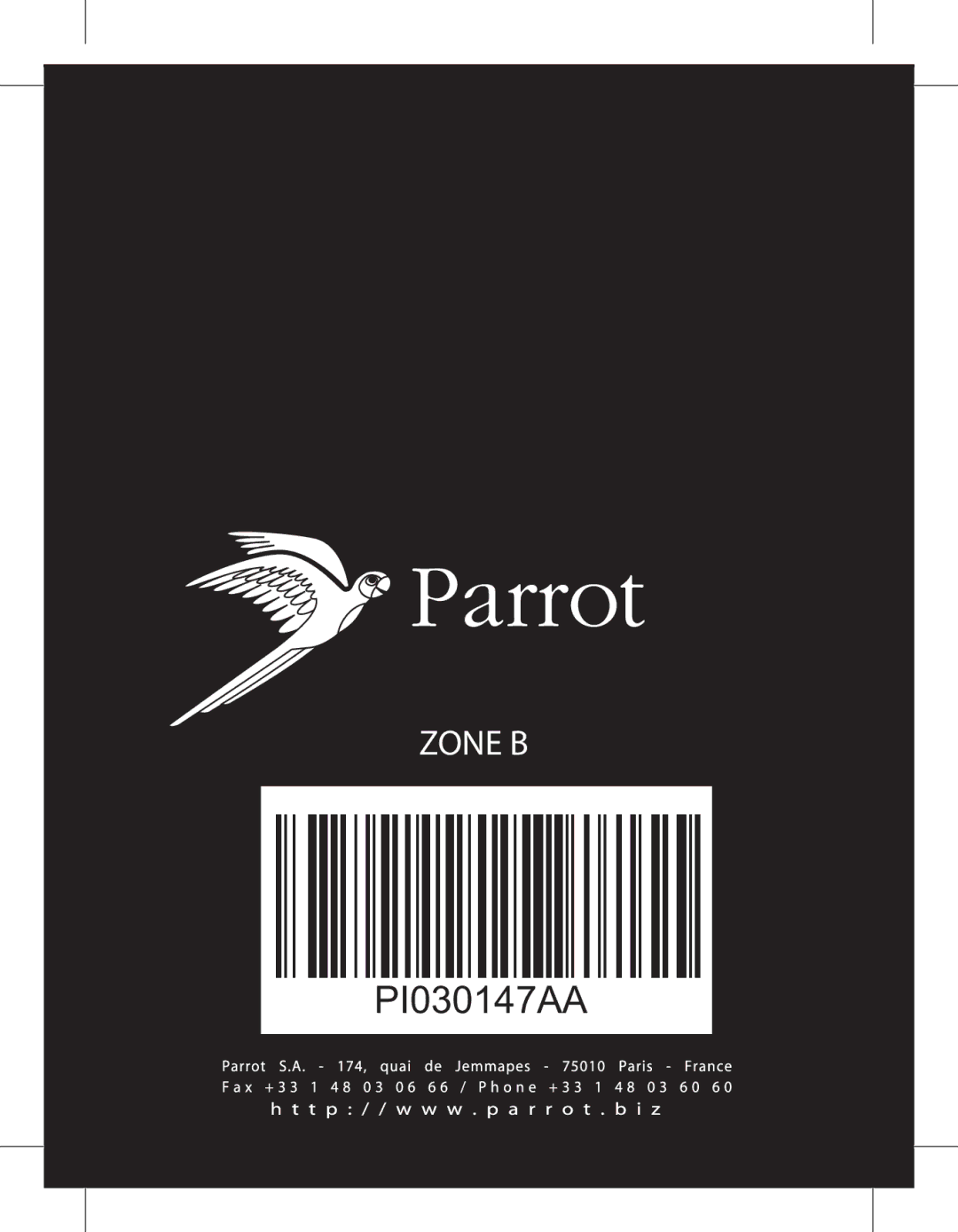 Parrot EASYDRIVE manual PI030147AA 