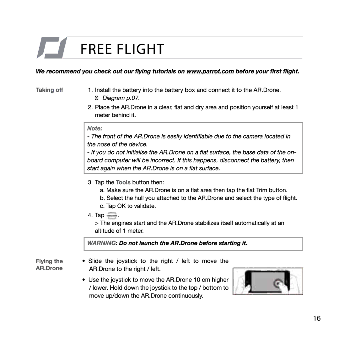 Parrot Games manual 