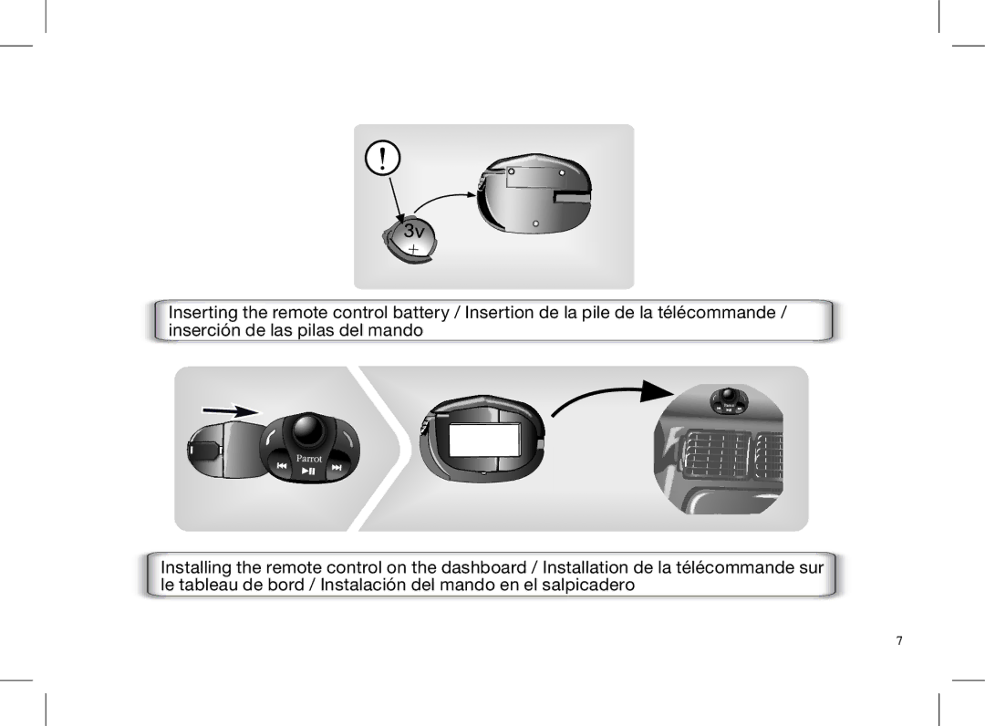 Parrot MKI9000 quick start 