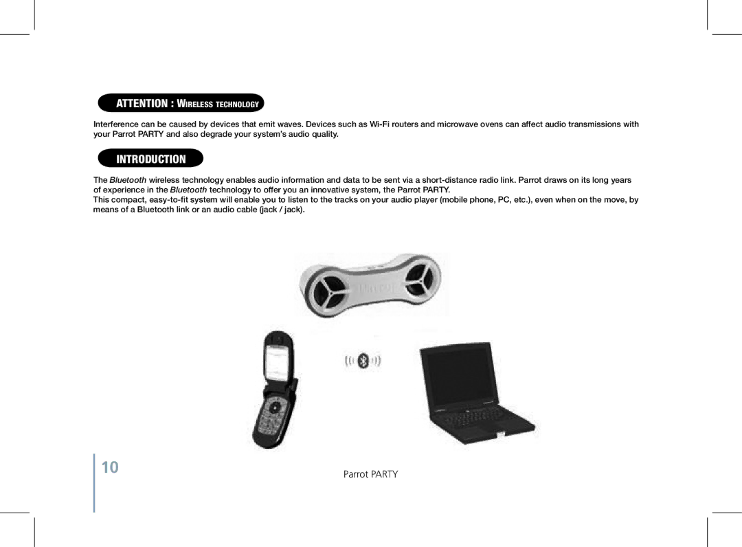 Parrot PF520130AA user manual Introduction 