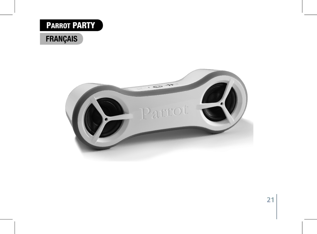 Parrot PF520130AA user manual Français 