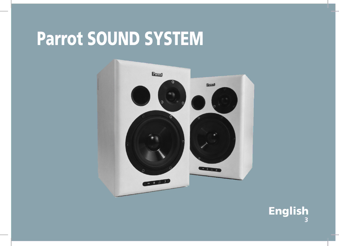 Parrot SOUND SYSTEM user manual Parrot Sound System 