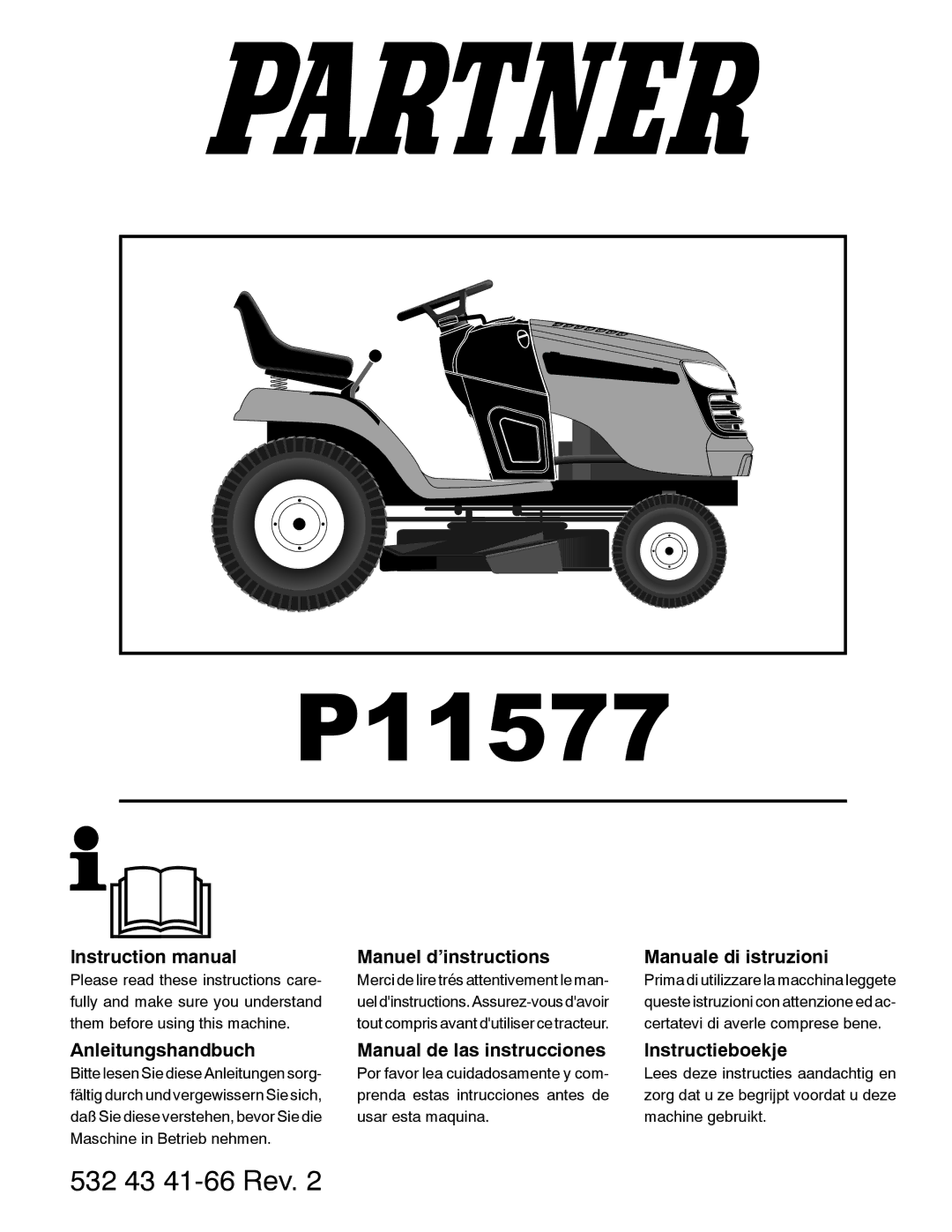 Partner Tech P11577 instruction manual 