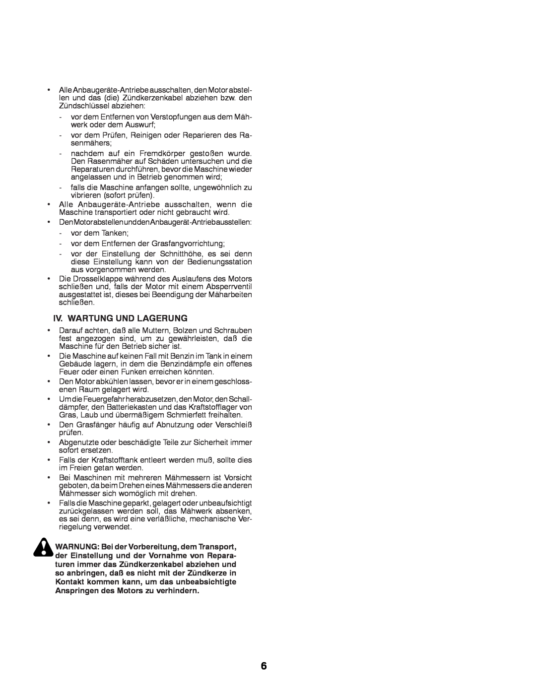 Partner Tech P11577 instruction manual Iv. Wartung Und Lagerung 
