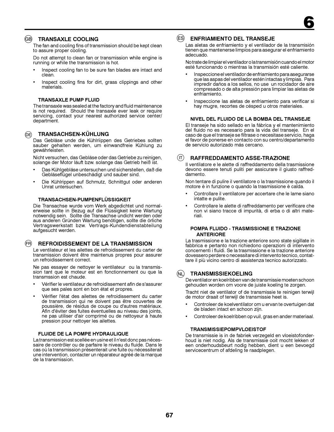 Partner Tech P11577H Transaxle Cooling, Transachsen-Kühlung, Refroidissement DE LA Transmission, Enfriamiento DEL Transeje 