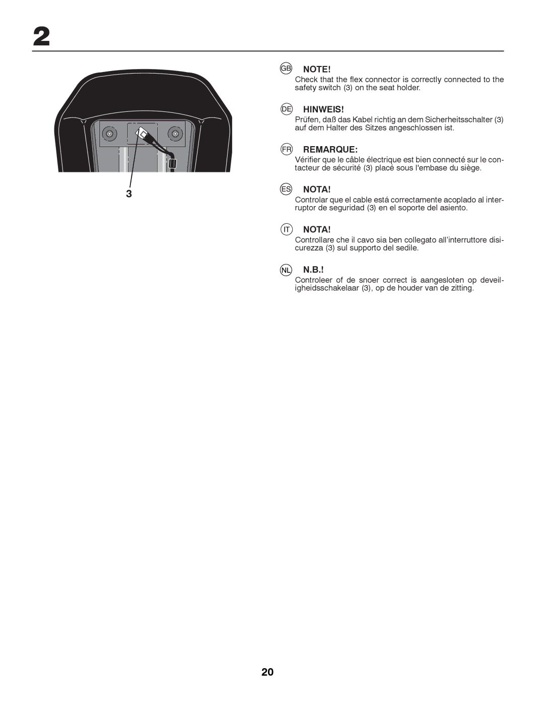 Partner Tech P12597RB instruction manual Hinweis, Remarque, Nota 